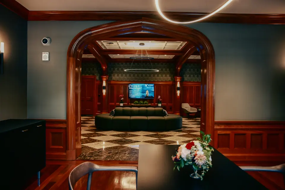 Owner-selected Creative River photograph of lobby at West End Tower.