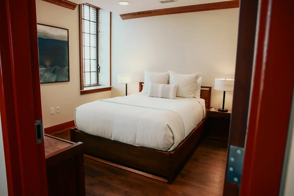 Owner-selected Creative River photograph of full one-bedroom at West End Tower.
