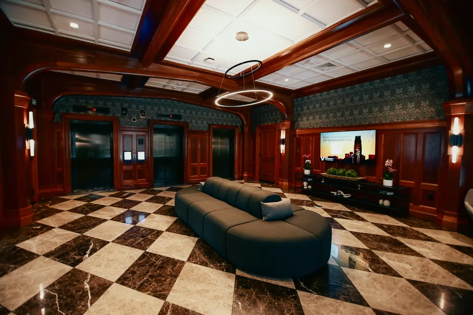 Owner-selected Creative River photograph of lobby at West End Tower.